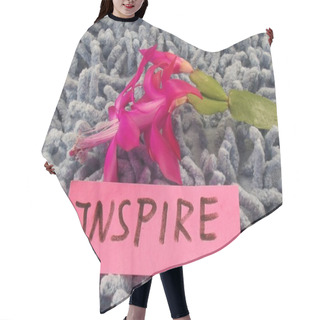 Personality  Word Inspire Hair Cutting Cape