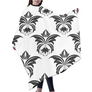 Personality  Seamless Floral Arabesque Pattern Hair Cutting Cape