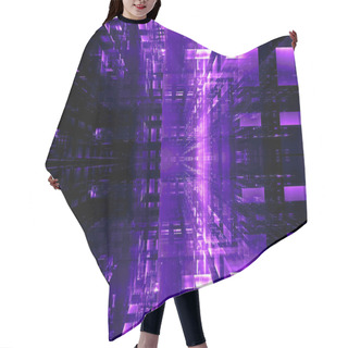 Personality  Abstract Datacenter Or Portal - Digitally Generated Image Hair Cutting Cape