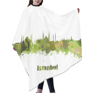 Personality  Istanbul Colorful Skyline Hair Cutting Cape