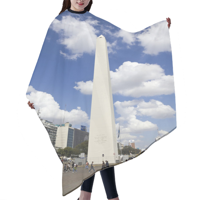 Personality  Obelisco. Buenos Aires, Argentina Hair Cutting Cape