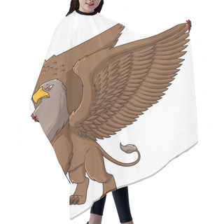 Personality  Griffin On White Hair Cutting Cape