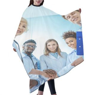 Personality  Group Of Doctors Hair Cutting Cape