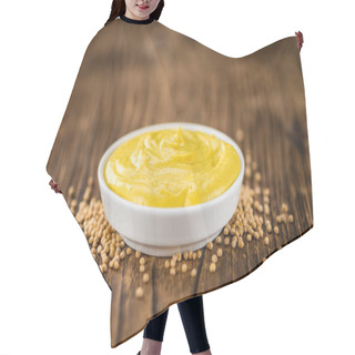 Personality  Portion Of Homemade Mustard Hair Cutting Cape