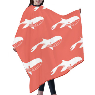 Personality  Pattern With Whales Hair Cutting Cape
