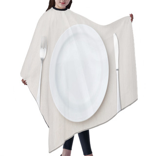 Personality  Empty Plate Hair Cutting Cape