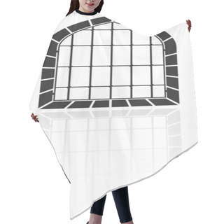 Personality  Window With Bars Hair Cutting Cape