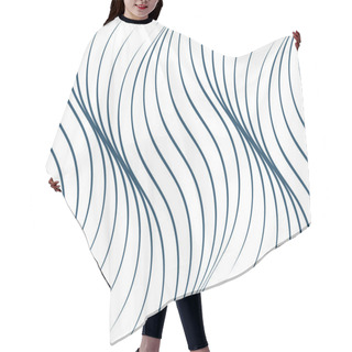Personality  Black And White Endless Pattern  Hair Cutting Cape