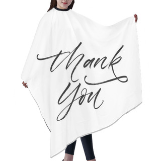 Personality  Thank You Card. Hair Cutting Cape