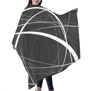 Personality  Geometric Abstract Lines Background Hair Cutting Cape