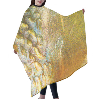 Personality  Close Up Of Fish Skin With Scales Hair Cutting Cape