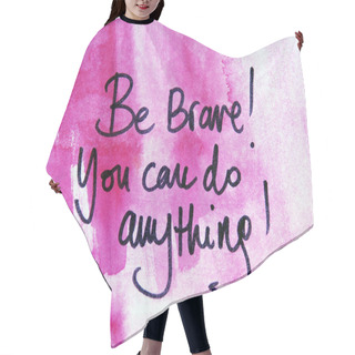 Personality  Motivational Message Hair Cutting Cape