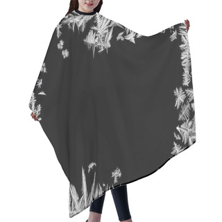 Personality  Frosty Border Hair Cutting Cape