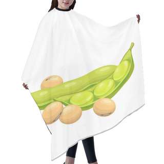 Personality  Soybean Pods With Beans Icon Hair Cutting Cape