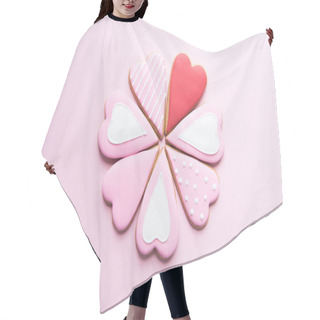 Personality  Handmade Cookies In Heart Shape  Hair Cutting Cape