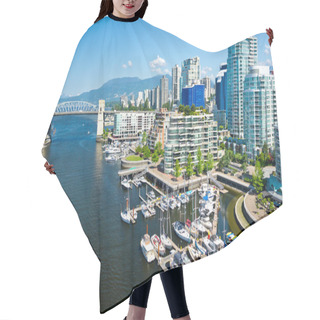 Personality  Beautiful View Of Vancouver, British Columbia, Canada Hair Cutting Cape