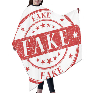Personality  Fake Stamp Hair Cutting Cape