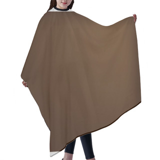 Personality  An Abstract Brown Background In Grey Frame Hair Cutting Cape
