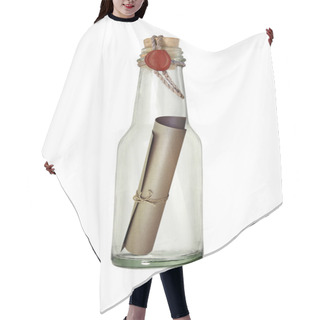 Personality  Message In The Bottle Hair Cutting Cape