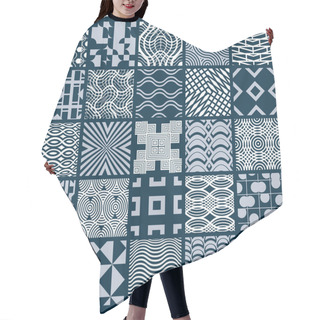 Personality  Set Of Endless Geometric Patterns  Hair Cutting Cape