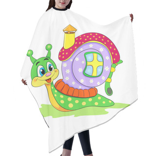 Personality  Cartoon Funny Snail Hair Cutting Cape