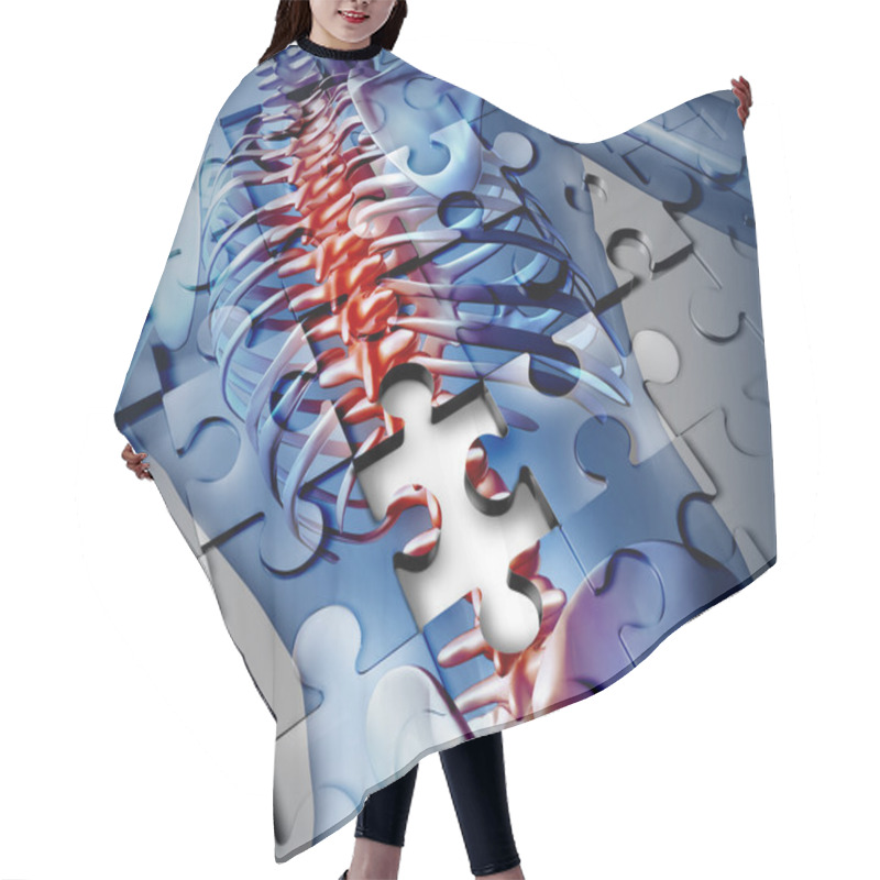 Personality  Human Back Disease hair cutting cape