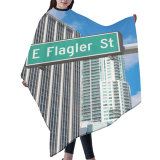 Personality  Downtown Miami Cityscape Hair Cutting Cape