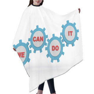 Personality  We Can Do It Signs Hair Cutting Cape