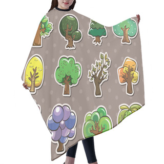 Personality  Tree Stickers Hair Cutting Cape