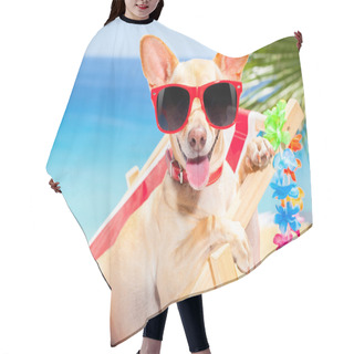 Personality  Dog Summer Holiday Vacation Hair Cutting Cape
