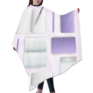 Personality  Set Of Note Paper Hair Cutting Cape