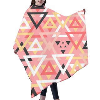 Personality  Abstract Geometric Vector Pattern Hair Cutting Cape
