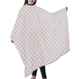 Personality  Brown Wrapper Design With White Stars  Hair Cutting Cape