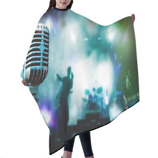 Personality  Music Illustration Hair Cutting Cape