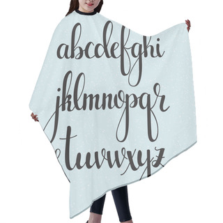 Personality  Handwritten Brush Style Calligraphy Cursive Font Hair Cutting Cape