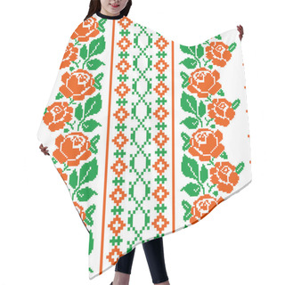 Personality  Folk Style Textile Pattern Hair Cutting Cape