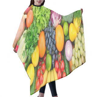 Personality  Fresh Fruits And Vegetables Hair Cutting Cape