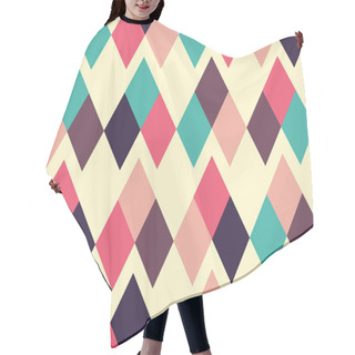 Personality  Modern Geometric Seamless Pattern With Small Rhombuses. Hair Cutting Cape
