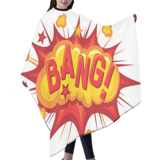 Personality  Bang Sign Hair Cutting Cape