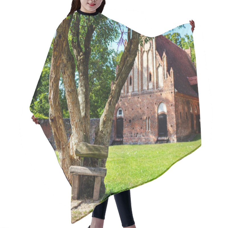 Personality  The Cistercian Monastery With The Park And The Chorin Abbey, Brandenburg, Germany Hair Cutting Cape