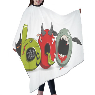 Personality  Boo Picture Hair Cutting Cape