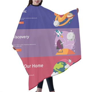 Personality  Space & Universe Hair Cutting Cape