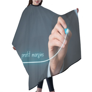 Personality  Increase Profit Margins Concept. Hair Cutting Cape