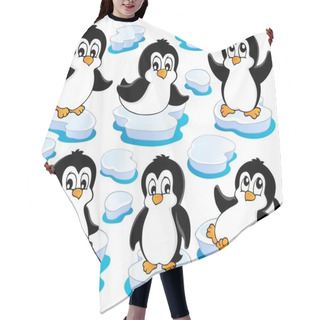Personality  Cute Penguins Collection 2 Hair Cutting Cape