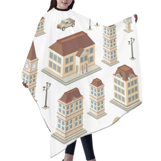 Personality  Antique Buildings Hair Cutting Cape