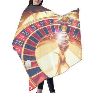 Personality  Roulette With Ball In Casino Hair Cutting Cape