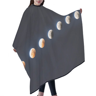 Personality  Phases Of The Moon Eclipse Hair Cutting Cape