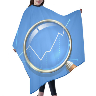 Personality  Magnifier And Chart Hair Cutting Cape