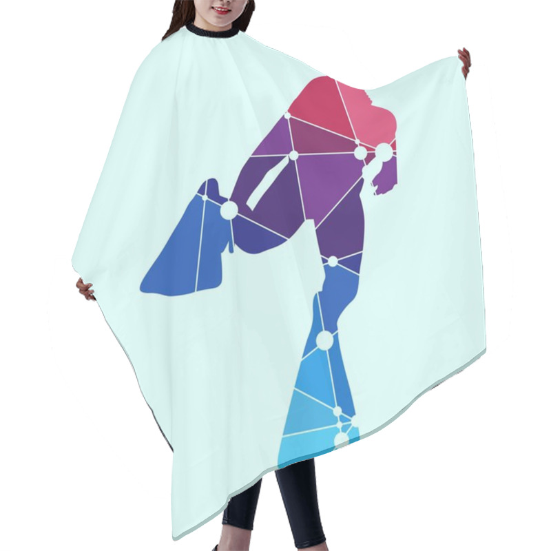 Personality  Diving Sport Concept Hair Cutting Cape
