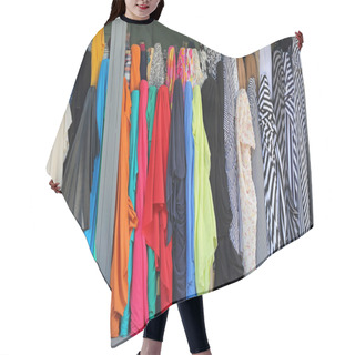 Personality  Material Textile Rolls Hair Cutting Cape